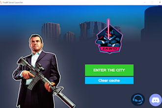 make launcher for fivem server gta v