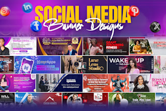 design custom headers for facebook, linkedin, youtube, and more