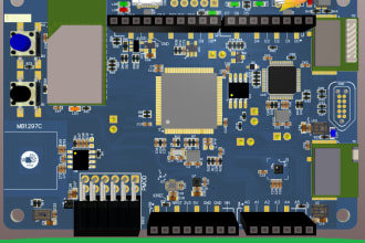 design multilayer pcb layout with schematic and circuit