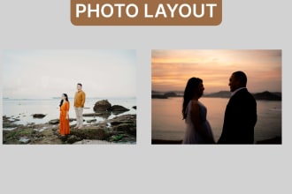 layout photos like exhibitions , album photo