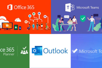 setup office 365, microsoft teams, exchange, emails, sharepoint, security