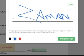 create pandadoc fillable document