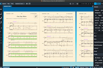 create a professional sheet music for your composition