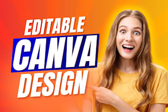 design canva logo, canva flyer, editable templates