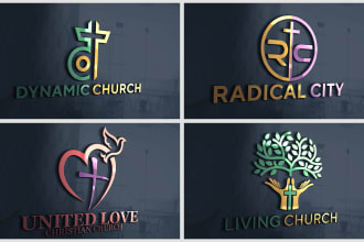 design modern church, ministry, religious, and business logo