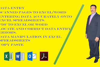 do data entry typing work job copy paste