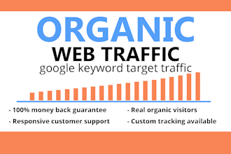 send organic web traffic