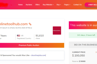 create a multi vendor domain,website or app marketplace