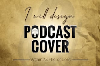 design a podcast cover art