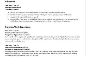 create a job winning resume optimized for hiring managers