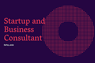 do tech startup and business consultancy