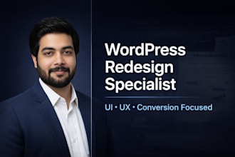 redesign, fix colors, sections on your wordpress website