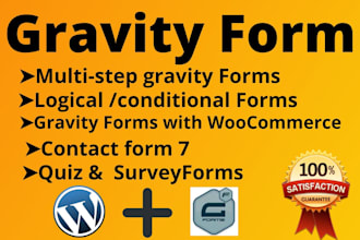 create any type of custom wordpress form by gravity form