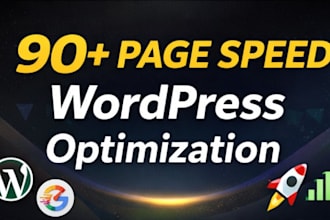 speed up wordpress website and fix core web vitals for 90 plus page speed