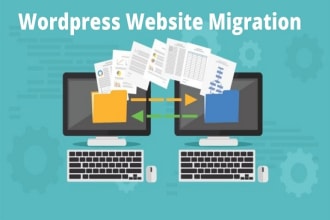 transfer, migrate and restore wordpress website to a new host or domain