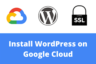 setup domain, wordpress and free SSL on google cloud
