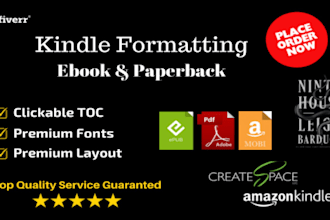 do kindle ebook book formatting createspace paperback formatting