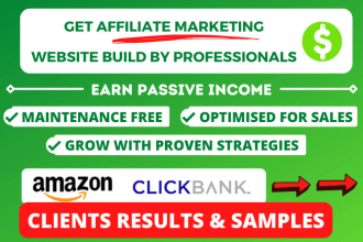 create affiliate marketing website