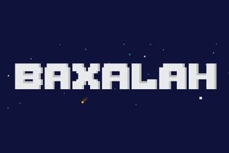 design pixel art banner for youtube facebook twitch etc