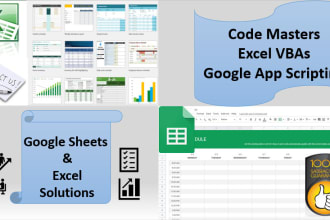 do excel and google sheets automation with vba and app scripts