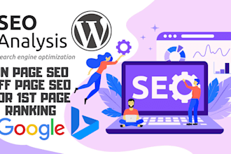 do on page  and technical SEO of wordpress