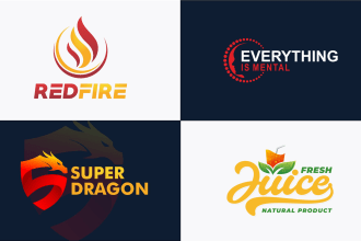 do minimalist business logo design with copyrights