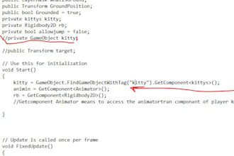 fix and resolve unity related code errors
