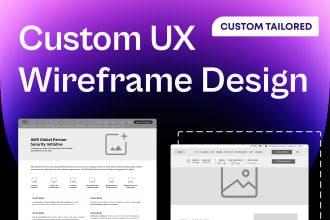 design wireframes for your website in figma