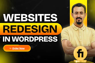 redesign, revamp, redo, and clone wordpress website
