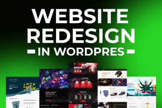 redesign, revamp, duplicate and clone the wordpress website