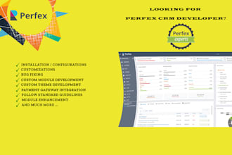 do customization or bug fixing to perfex crm