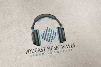 design production, dj, music, film and studio logo