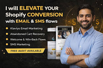 setup klaviyo email and sms marketing flows for ecommerce