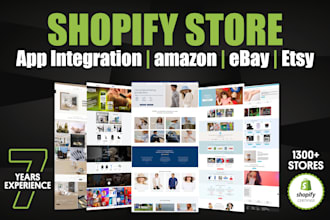 design premium shopify store, or fix any issues
