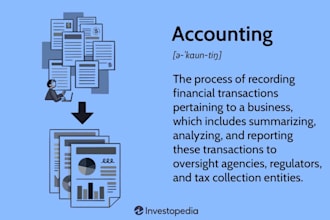 do bookkeeping and accounting for business records and reports