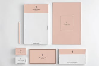 design elegant business card or letterhead for your brand