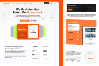 design a modern framer website landing page, figma to framer