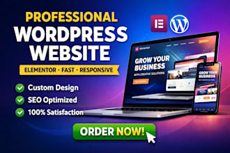 build a fast responsive wordpress site using elementor