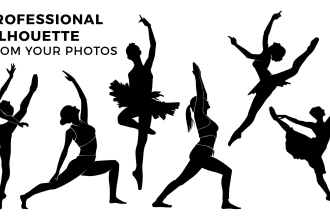 make silhouette and silhouette logo from your photos