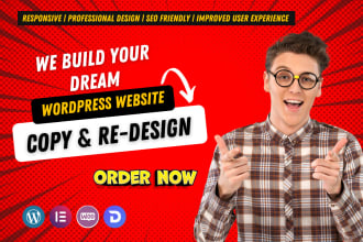 copy, clone, duplicate and replica of any website wp