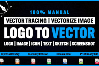 vectorize image, vector tracing, vector logo, image to vector, adobe illustrator