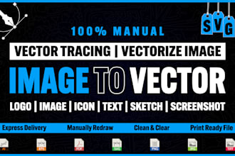 vectorize image, vector tracing, vector logo, image to vector, adobe illustrator