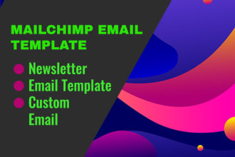 setup your mailchimp email template email campaign