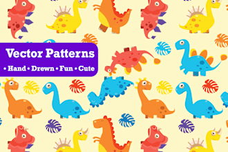 creative,animal,fun seamless repeat pattern for your fabric