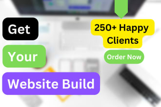 create web design and build a responsive website
