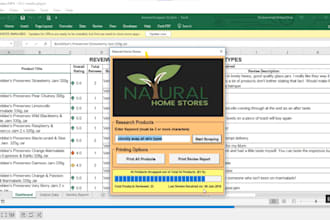do automated web scraping and data entry