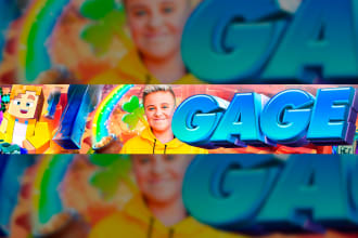 create banners for youtube or twitter