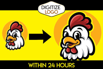 do digitizing logo within 24 hours