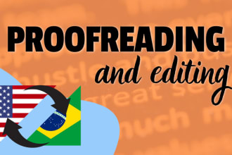 proofread your english to brazilian portuguese translations