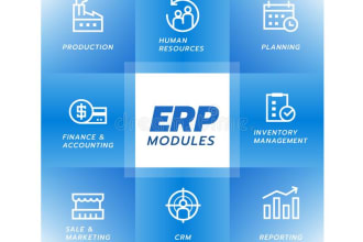 provide custom or readymade erp software or app with customization
